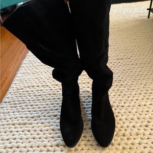 Kelsi Dagger Women’s Suede Slouch Boots w/heel